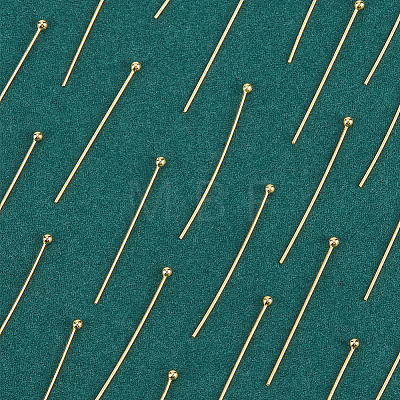 30Pcs 925 Sterling Silver Ball Head Pins STER-BBC0006-40-1