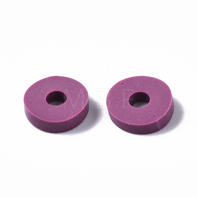 Eco-Friendly Handmade Polymer Clay Beads CLAY-R067-6.0mm-B05-1