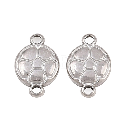 304 Stainless Steel Sports Ball Links Connector Charms STAS-Z203-10P-01-1