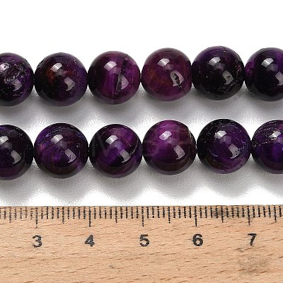 Natural Tiger Eye Beads Strands G-F591-18-10mm-01-1