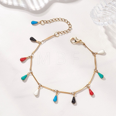 304 Stainless Steel Charm Bracelets BJEW-JB13052-1