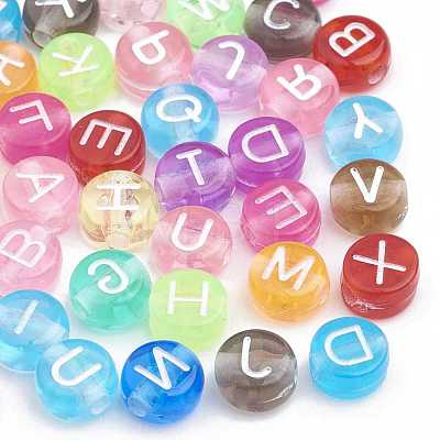 150Pcs Transparent Acrylic Beads TACR-YW0002-32J-1
