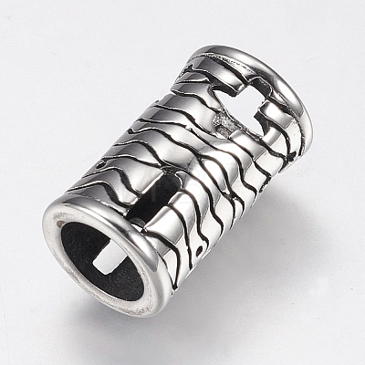 304 Stainless Steel Beads STAS-F144-081AS-1
