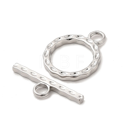 Non-Tarnish 304 Stainless Steel Toggle Clasps STAS-F290-04P-1