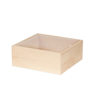 1Pc Wooden Storage Boxes WOCR-DJ0001-02B-1