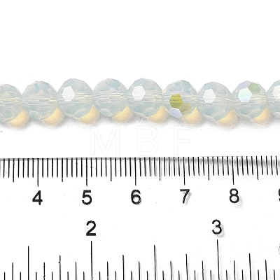 Imitation Jade Glass Beads Strands EGLA-A035-J8mm-L06-1