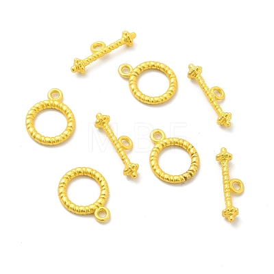 Rack Plating Alloy Toggle Clasps FIND-I034-26MG-1