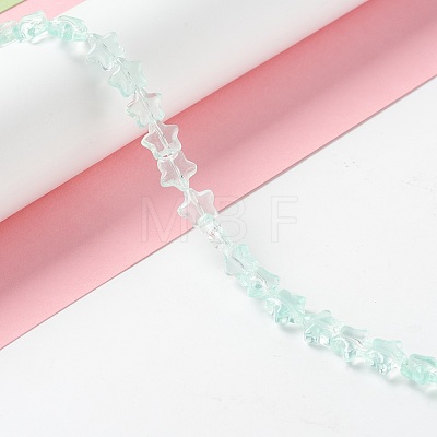 Transparent Glass Beads Strand GLAA-F112-02E-1