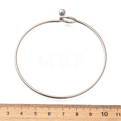 Tarnish Resistant 304 Stainless Steel Bangle X-BJEW-H530-01P-1