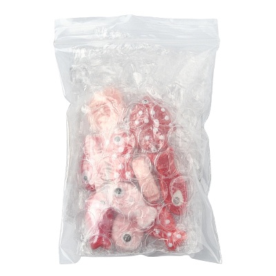 12Pcs 8 Styles Handmade Porcelain Beads PORC-FS0001-61-1