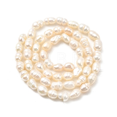 Natural Cultured Freshwater Pearl Beads Strands PEAR-I007-01N-02B-1