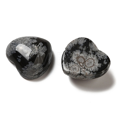 Natural Snowflake Obsidian Cabochons G-F776-02A-05-1