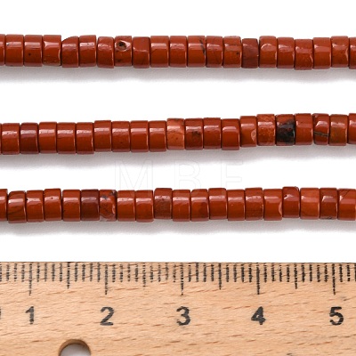 Natural Red Jasper Beads Strands G-Z110-A35-2x4mm-1