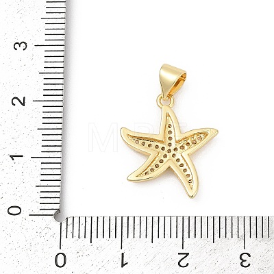 Brass Micro Pave Cubic Zirconia Pendants KK-D317-069G-1