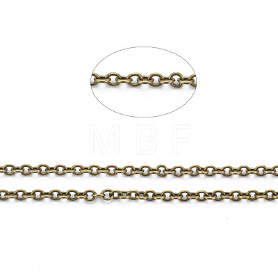 Brass Cable Chains CHC024Y-AB-FF-1