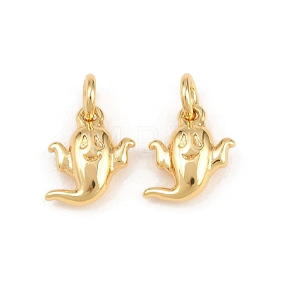 Halloween Brass Charms KK-H292-03G-1