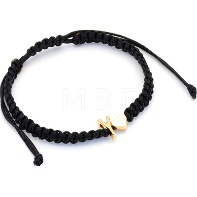 Alloy Beads Braided Bead Bracelets FS-WGADCE6-25-1
