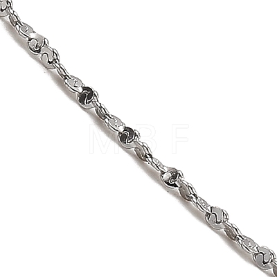 10Pcs 304 Stainless Steel Serpentine Chain Necklaces Set NJEW-K254-01P-1
