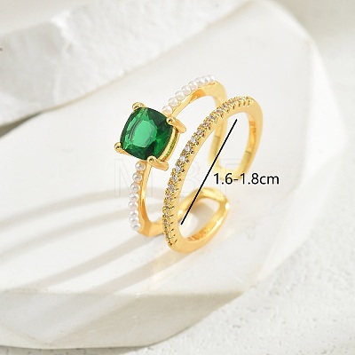 Vintage Luxury Fashion Gemstone Ring Women's Jewelry Party Wedding Gift Banquet. IA6817-1-1