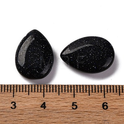 Synthetic Blue Goldstone Beads G-Z066-10B-1