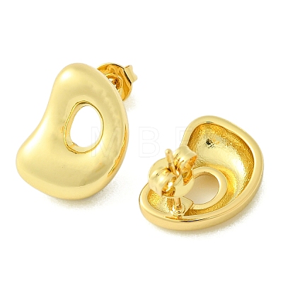 Rack Plating Brass Earrings EJEW-S222-01G-D-1