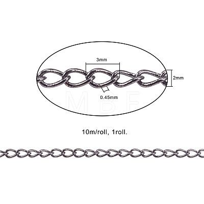 Brass Twisted Chains CHC-CJ0001-24B-1