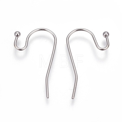 Tarnish Resistant 304 Stainless Steel Earring Hooks STAS-P227-33P-1