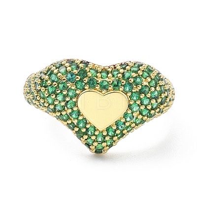 Heart Bling Jewelry for Teen Girl Women Gift ZIRC-C025-02G-1