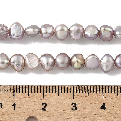 Natural Cultured Freshwater Pearl Beads Strands PEAR-A006-03G-1