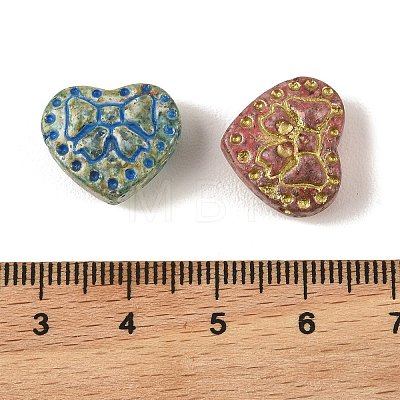 Baking Paint Glass Beads DGLA-G004-02D-1