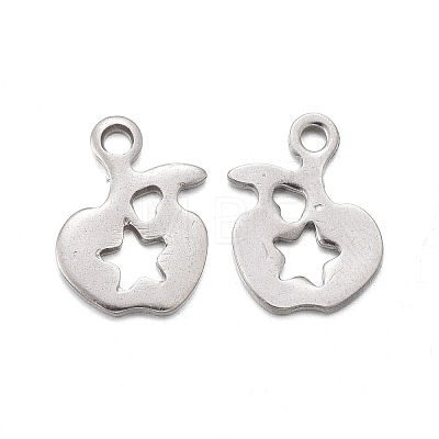 201 Stainless Steel Charms STAS-F255-030P-1