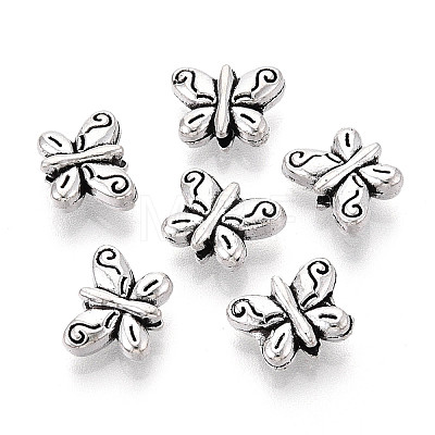 Tibetan Style Alloy Beads TIBEB-T004-09AS-1