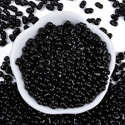 Baking Paint Glass Seed Beads SEED-K010-A02-1