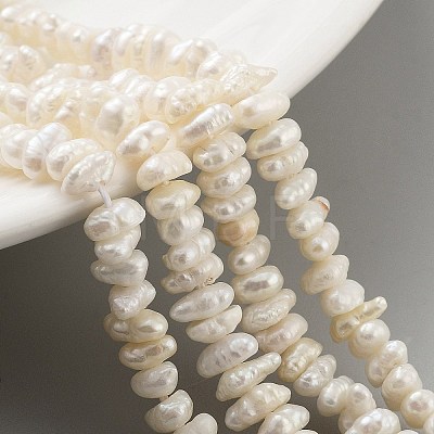 Natural Keshi Pearl Cultured Freshwater Pearl Beads Strands PEAR-C003-31B-1