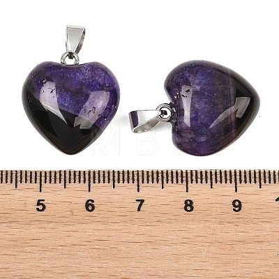 Natural Agate(Dyed & Heated) Pendants GG-K002-03F-1
