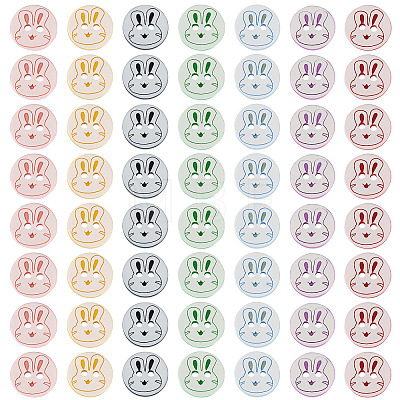 200Pcs 2-Hole Resin Buttons BUTT-TA0001-60A-1