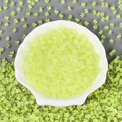 Transparent Inside Colours Glass Seed Beads SEED-T007-11J-1