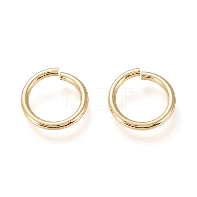 Brass Open Jump Rings KK-L006-017A-G-1