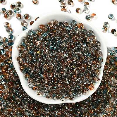 6/0 Spray Paint Fringe Glass Seed Beads X1-SEED-H003-11G-1