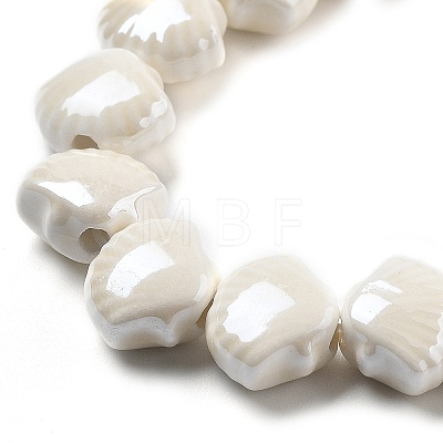 Handmade Porcelain Beads PORC-Q002-01O-1