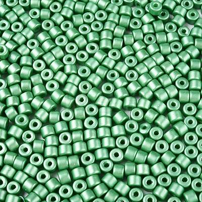 Baking Paint Pearlized Glass Seed Beads SEED-T008-03R-1