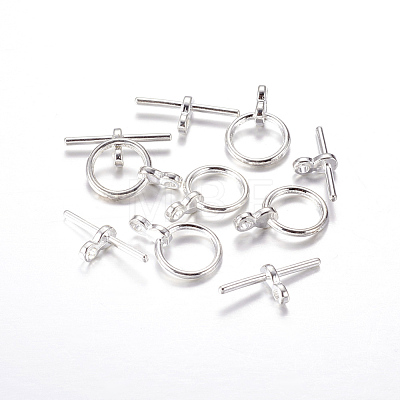 Tibetan Style Toggle Clasps X-TIBE-AB2035Y-S-NF-1