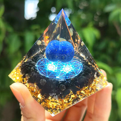 Orgonite Pyramid Resin Energy Generators PW-WG394F9-02-1