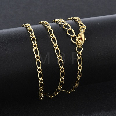 2.5MM Brass Figaro Chain Necklaces for Women KK-CBA4FD4-11G-1