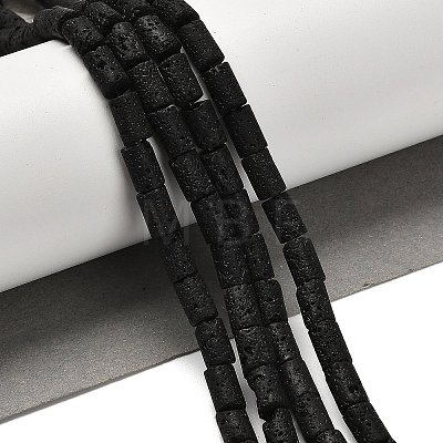 Natural Lava Rock Beads Strands G-G175-G15-01-1