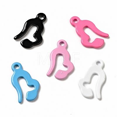Spray Painted 201 Stainless Steel Charms STAS-G304-27-1