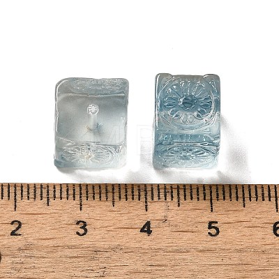 Transparent Glass Beads GLAA-D025-02B-1