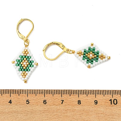 304 Stainless Steel Leverback Earrings EJEW-MZ00733-1