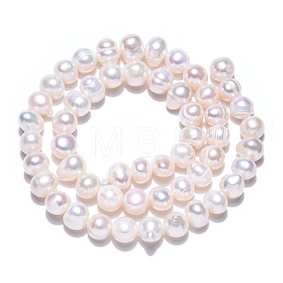 Natural Cultured Freshwater Pearl Beads Strands PEAR-N013-06K-1