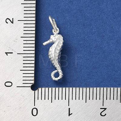 925 Sterling Silver Sea Animal Sea Horse Charms STER-E071-02S-05-1